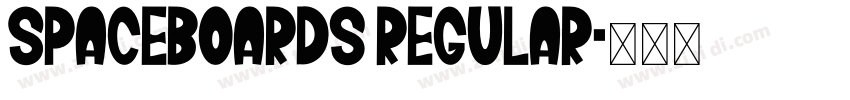SpaceBoards Regular字体转换